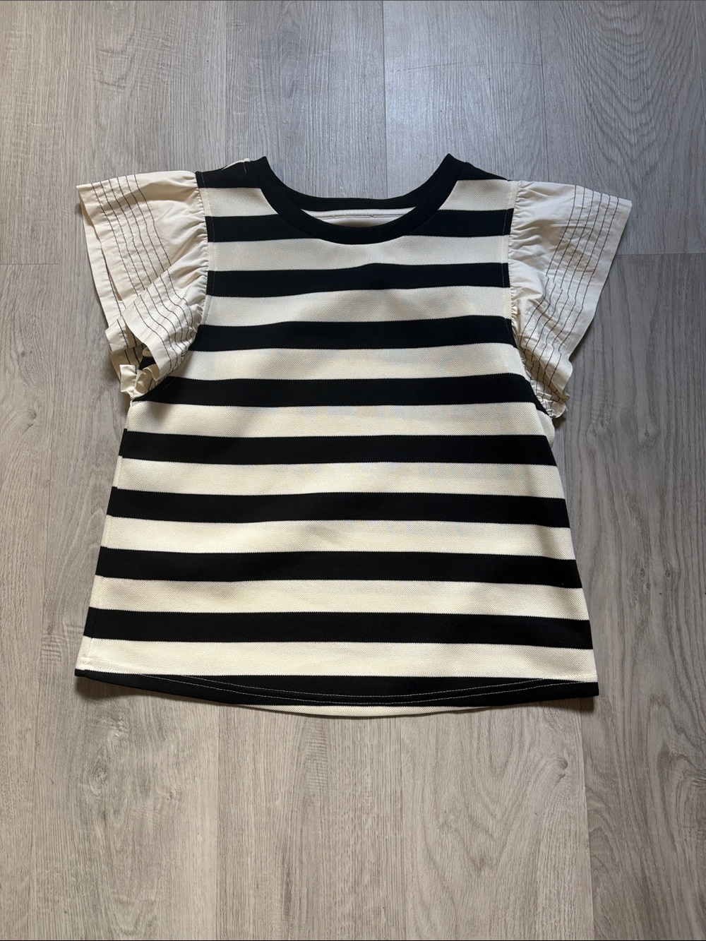 black and white striped blouse!